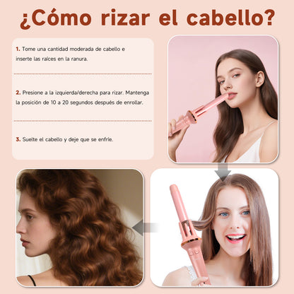 Rizador Automático De Cabello Rosado Hc02
