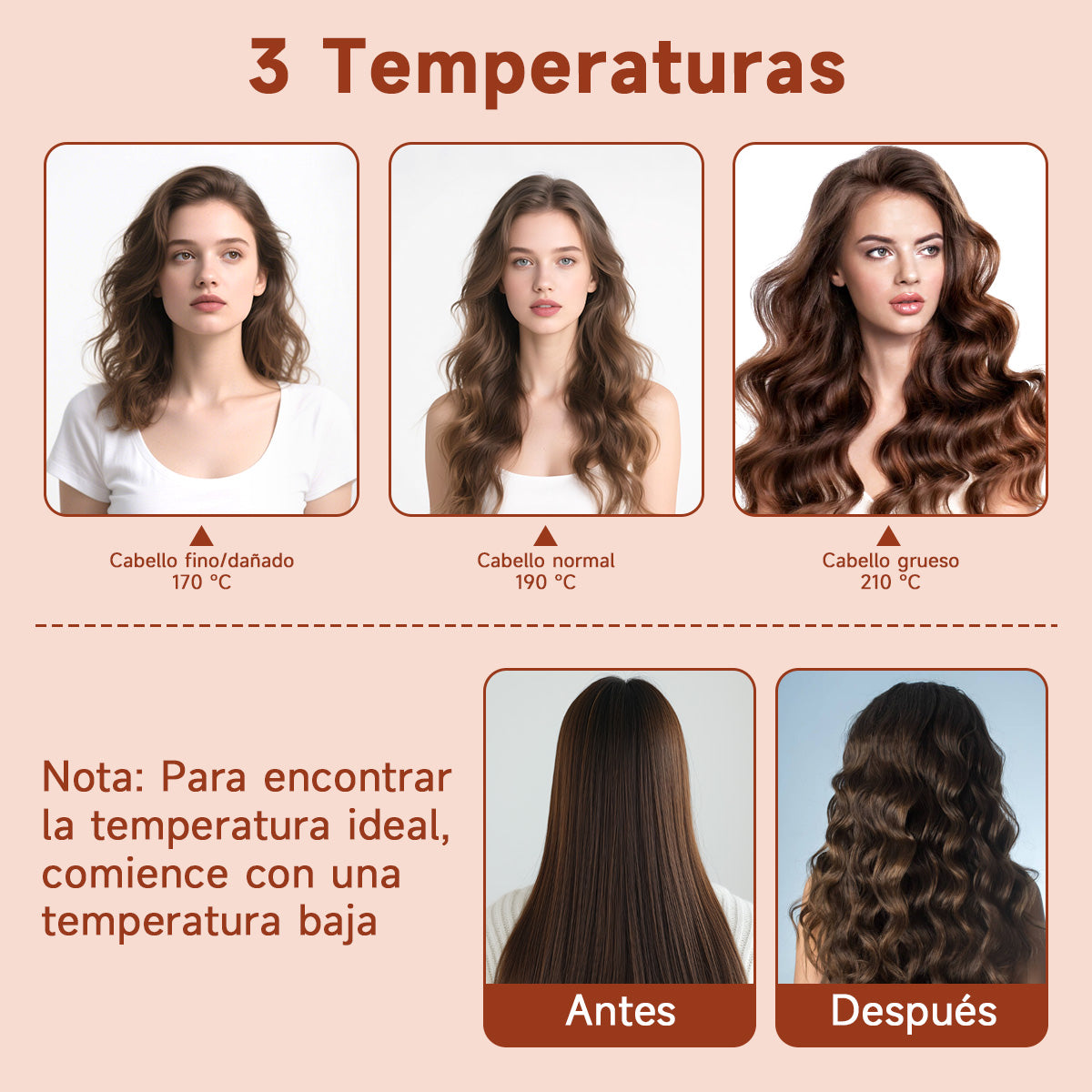 Rizador Automático De Cabello Rosado Hc02