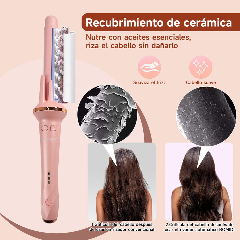 Rizador Automático De Cabello Rosado Hc02